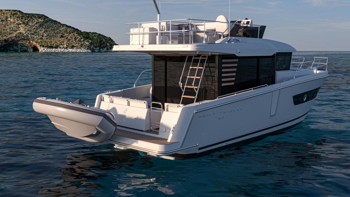 Beneteau Swift Trawler 37 Fly 2020 bij Belgian Boat Service