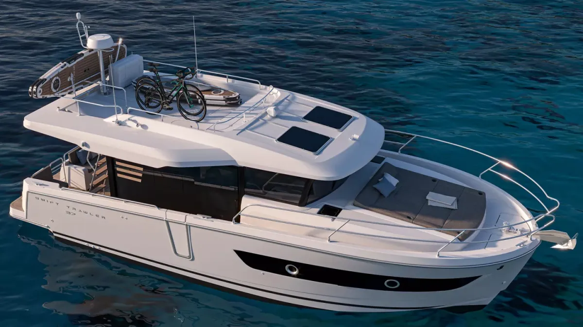 Beneteau Swift Trawler 37 Sedan 2020 bij Belgian Boat Service