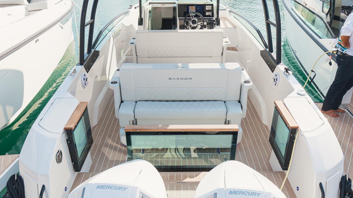 Saxdor Yachts 270 GTO 2020 bij Belgian Boat Service