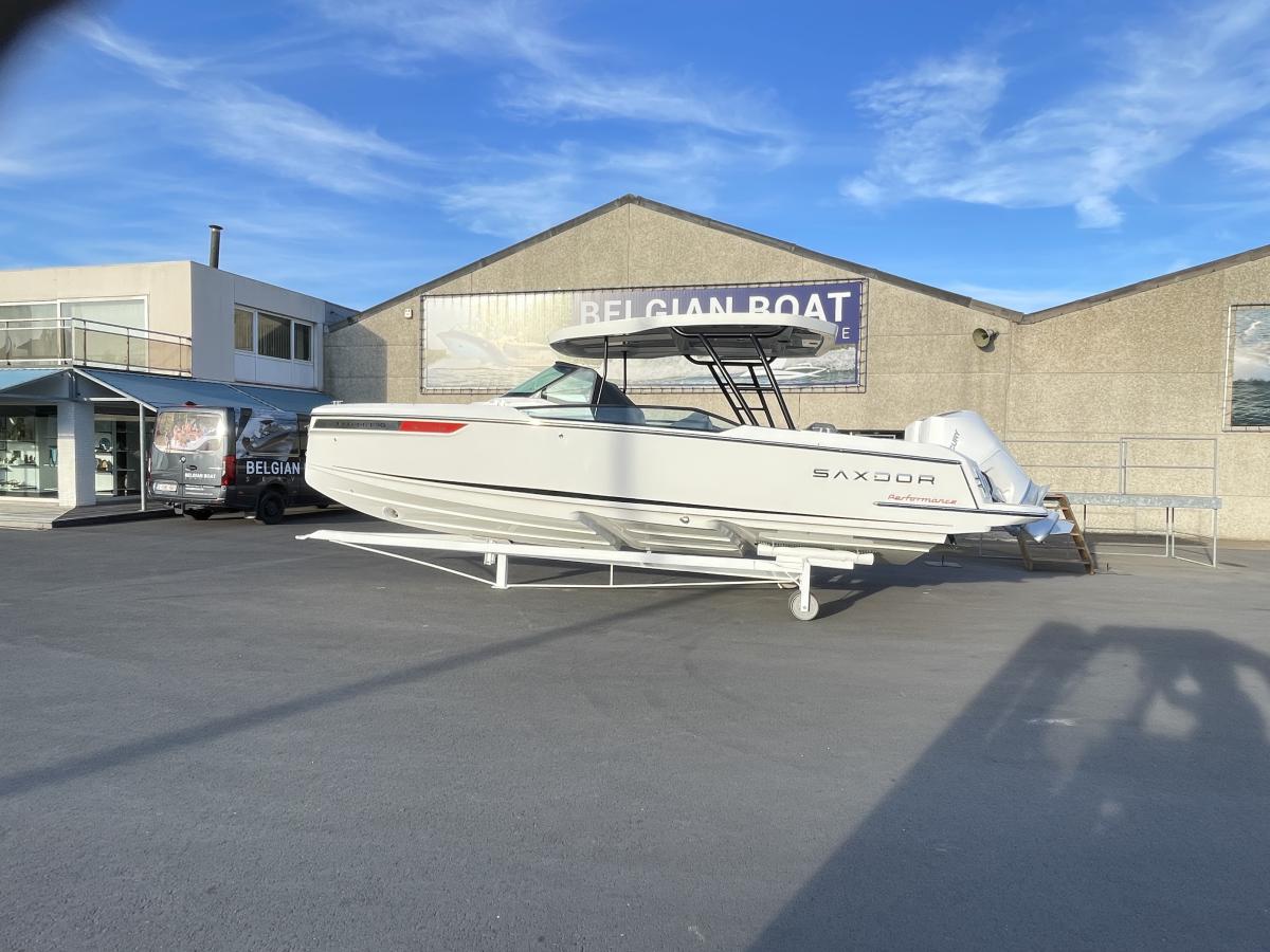 Saxdor Yachts 270 GTO 2020 bij Belgian Boat Service