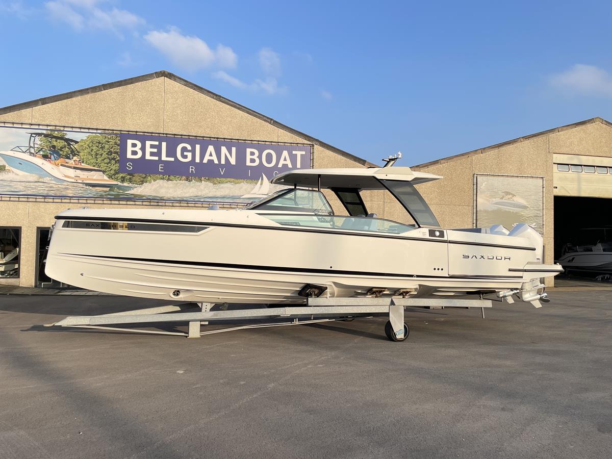 Saxdor Yachts 320 GTO 2020 bij Belgian Boat Service