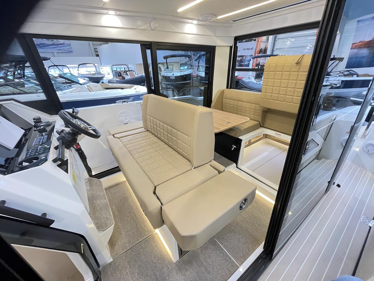 Saxdor Yachts 340 GTWA 2020 bij Belgian Boat Service