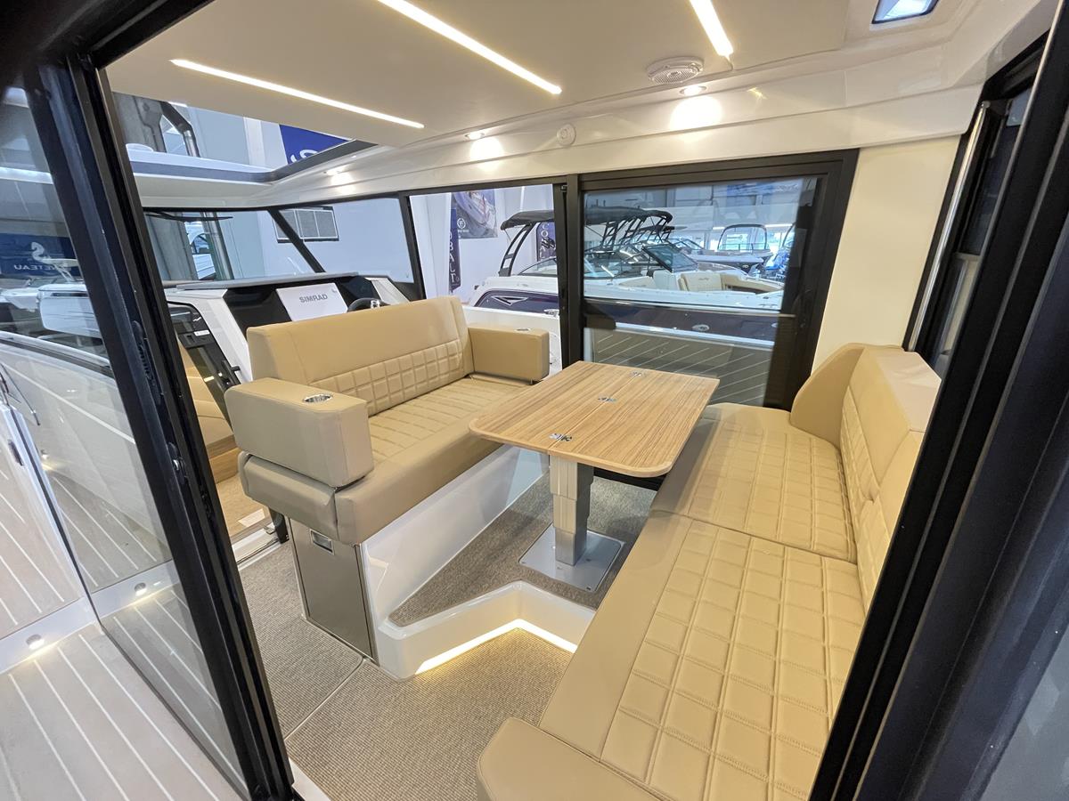 Saxdor Yachts 340 GTWA 2020 bij Belgian Boat Service