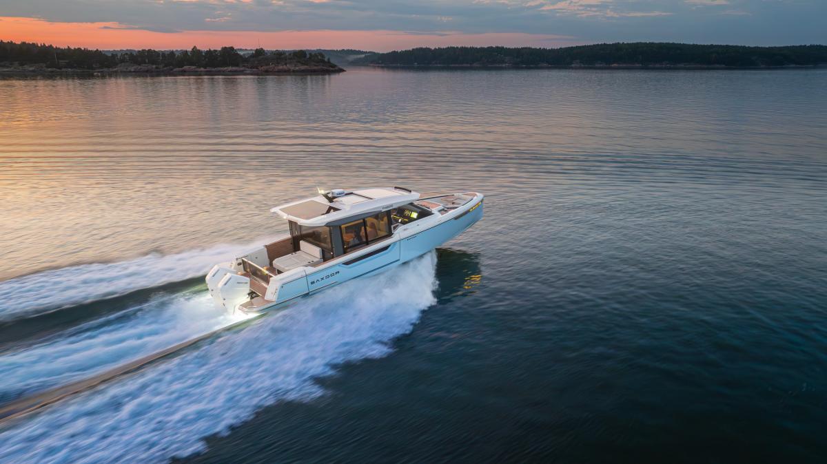 Saxdor Yachts 400 GTC 2020 bij Belgian Boat Service