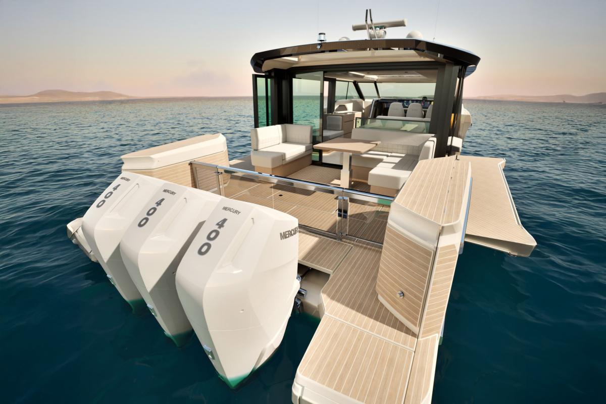 Saxdor Yachts 460 GTC bij Belgian Boat Service